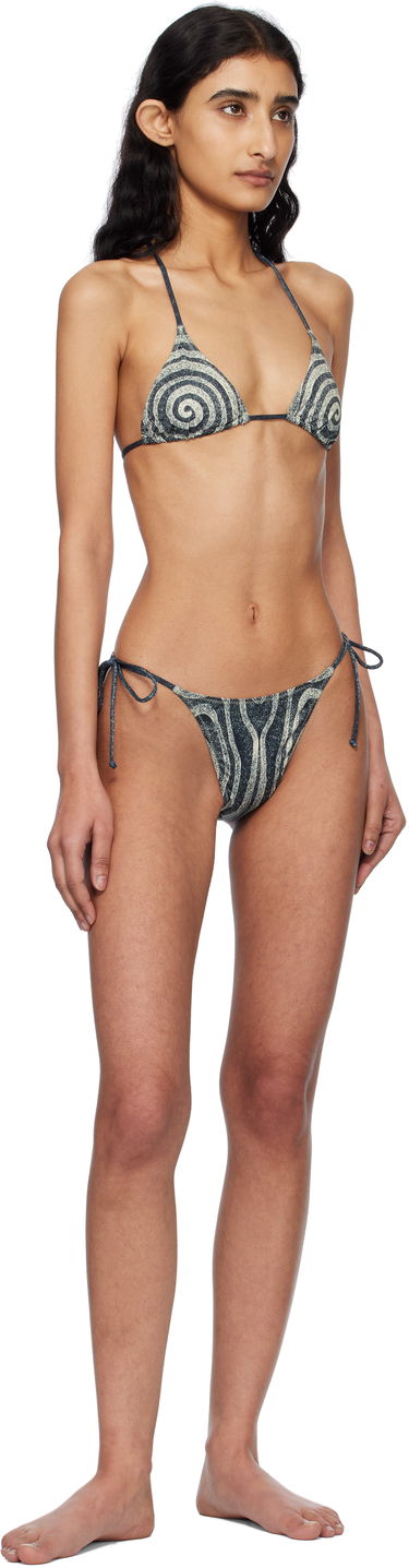 Badetøj Jean Paul Gaultier Jean Paul Gaultier 'The Spirale' Bikini Blå | 25/34-F-BS024-J587-000203, 3