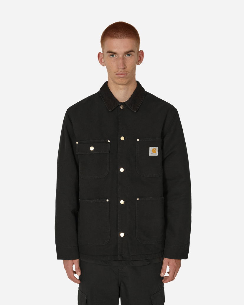 Jakke Carhartt WIP OG Chore Coat Black Sort | I027357_00E_3K
