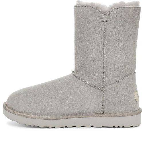Sneakers og sko UGG Bailey Button Charm Metallic Alphabet Fleece Lined Boots Grå | 1114970-SEL, 0