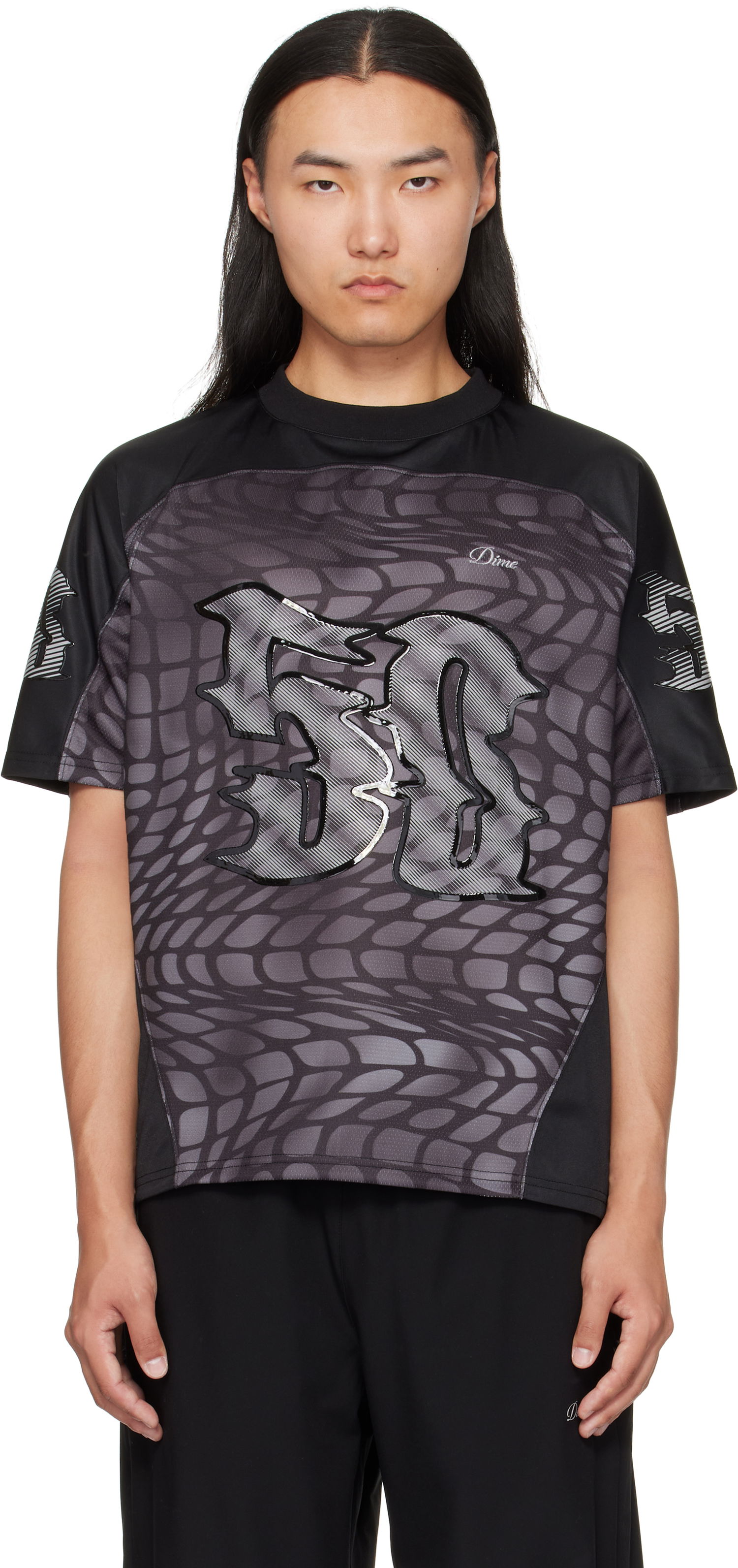 Jersey Dime Dime N50 Jersey T-Shirt Sort | DIMEFA256BLK, 0