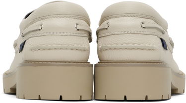 Tøj Burberry Burberry Raft Boat Shoes Hvid | 8101631, 1