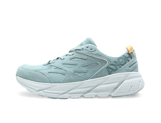 Løbe Hoka One One Clifton L Suede Cloud Blue Ice Flow (All Gender) Turkis | 1122571-CBIF