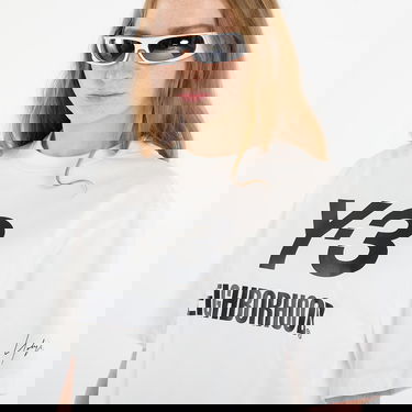 T-shirt Y-3 Y-3 x Neighborhood Logo T-Shirt Hvid | JX7449, 1