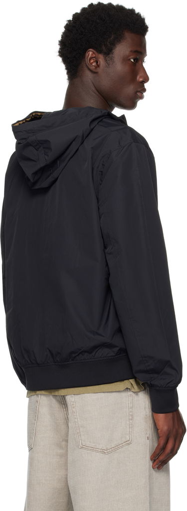 Jakke Fred Perry Fred Perry 'The Hooded Brentham' Jacket Sort | J9040, 2