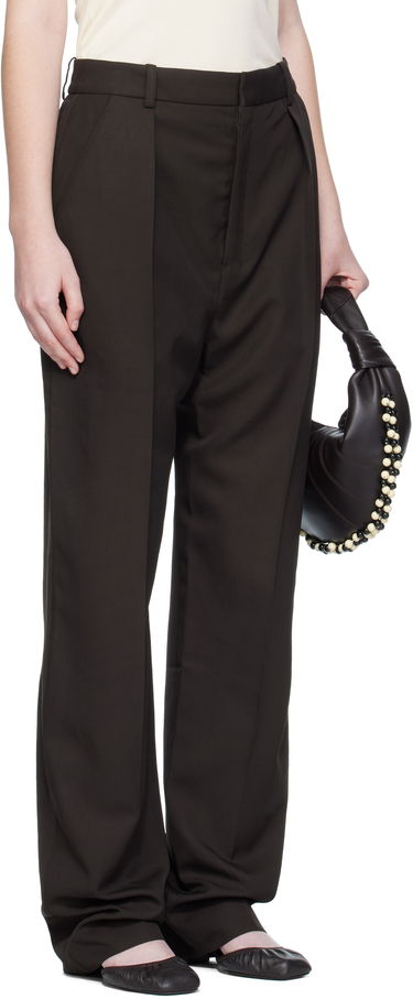 Bukser LEMAIRE Lemaire Pleated Trousers Brun | PA1251 LF1362, 1