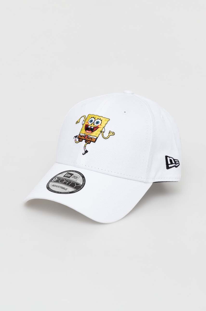 Kasket New Era 940 Nickelodeon 9Forty Spongebob Cap Hvid | 60358079.WHIYEL, 0