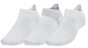 Sokker Under Armour UA AD Run Lite No-Show Running Socks (3 Pairs) Hvid | 1386237-100, 0