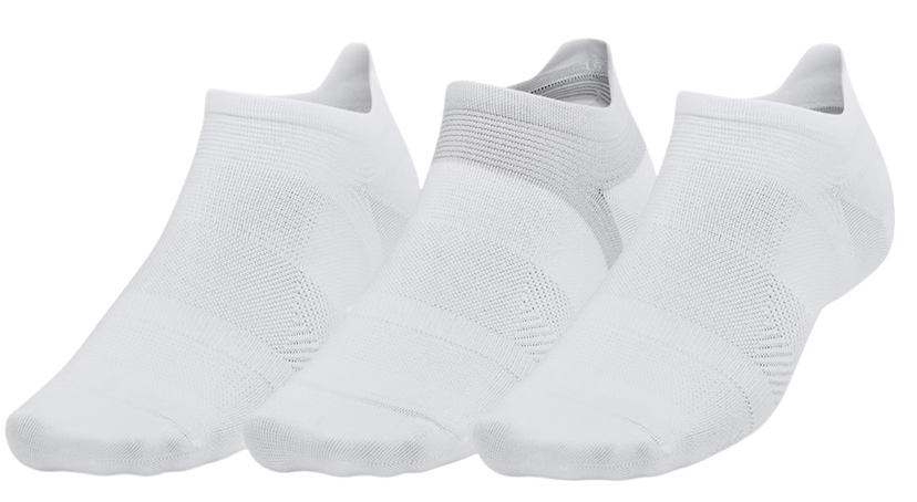 Sokker Under Armour UA AD Run Lite No-Show Running Socks (3 Pairs) Hvid | 1386237-100