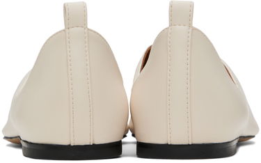 Sneakers og sko Stella McCartney Terra Laced Ballerina Flats Beige | 810411KP027, 1