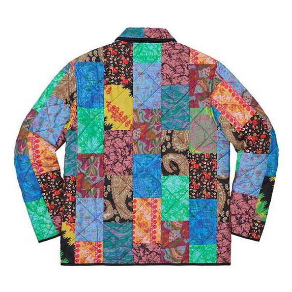 Puffer jakke Supreme Reversible Patchwork Quilted Jacket Flerfarvet | SUP-SS19-10160