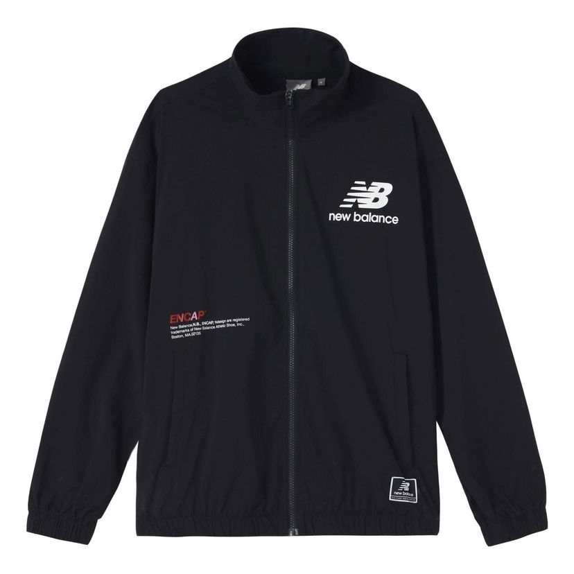 Vindjakke New Balance Casual Encap Jacket Sort | NAA24031-BK