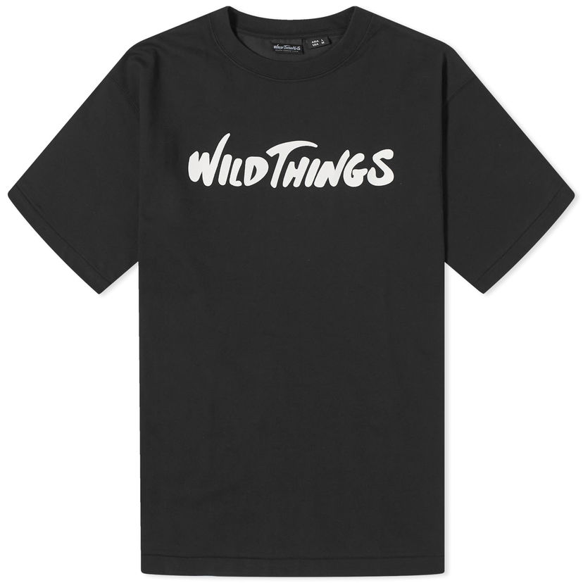 T-shirt Wild things Logo T-Shirt Sort | WT241-22-BLK