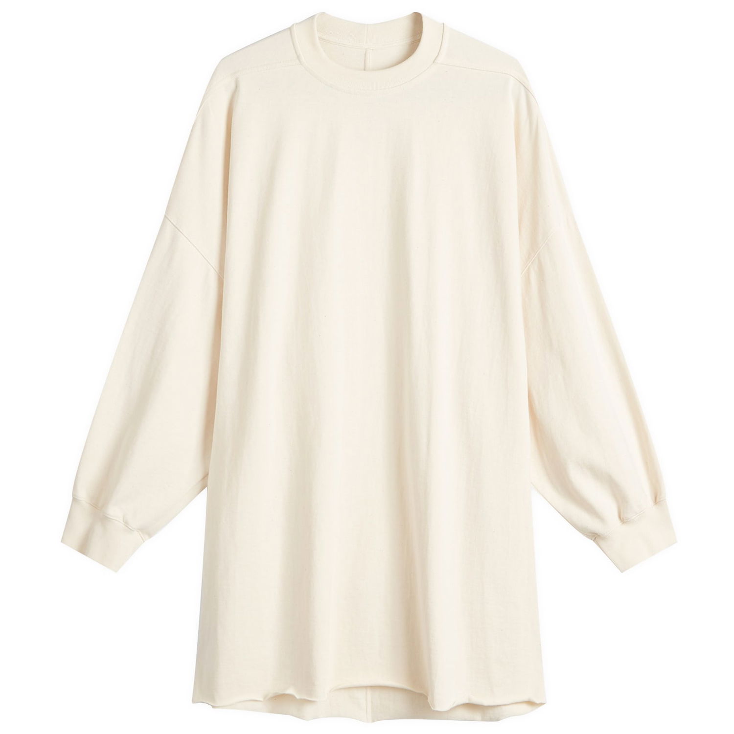 Sweater Rick Owens Rick Owens Tommy Long Sleeve Heavy Jersey T-Shirt Beige | RU01E5276-BA-21, 0