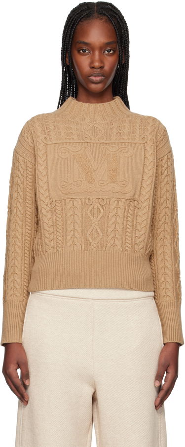 Sweater Max Mara Max Mara Miranda Cable Knit Sweater Brun | 2511361041600, 0