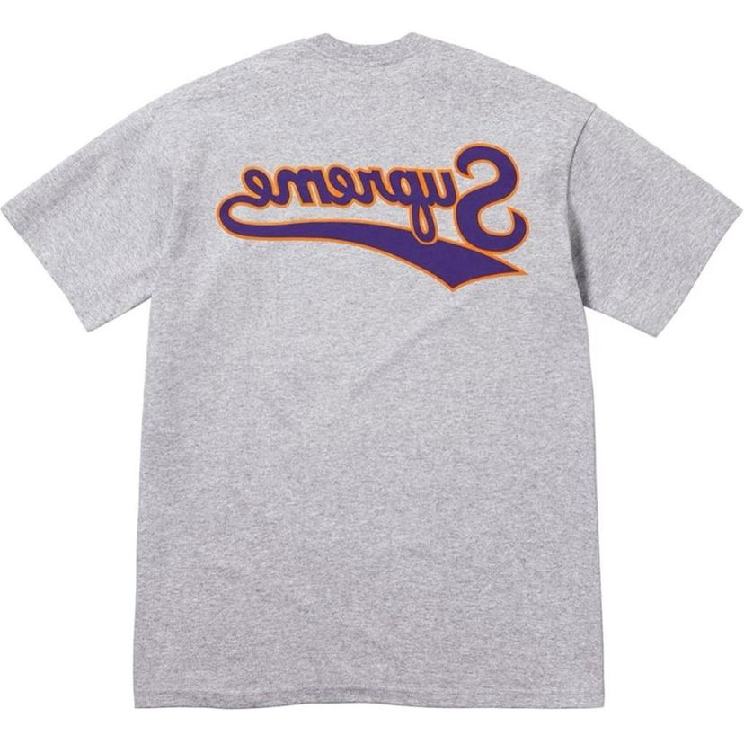 T-shirt Supreme Backwards Logo Graphic T-Shirt Grå | SUP-SS24-296