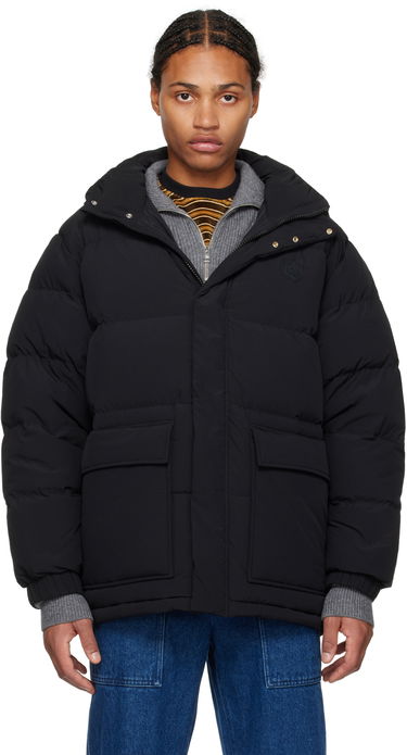 Puffer jakke MAISON KITSUNÉ Hooded Down Puffer Coat Sort | NM02209WQ4031, 0