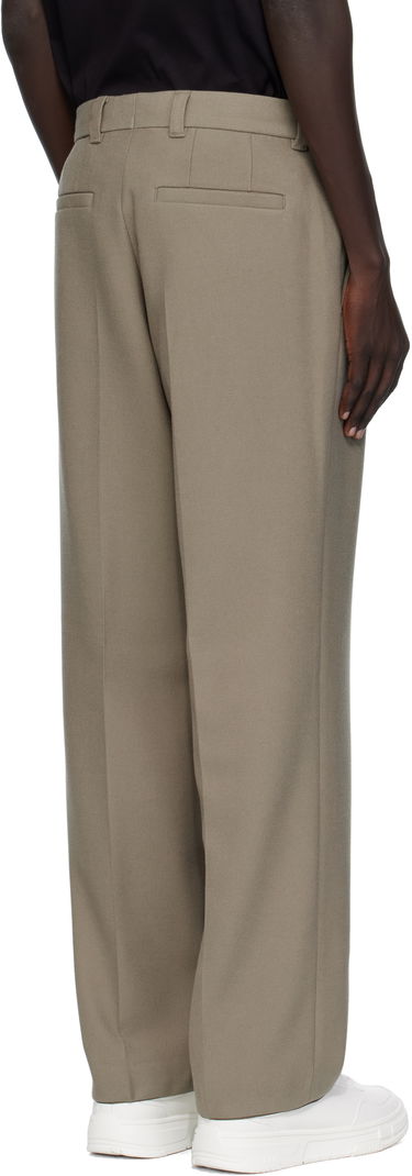 Bukser BOSS Relaxed Fit Double Pleat Trousers Grøn | 50551532, 3