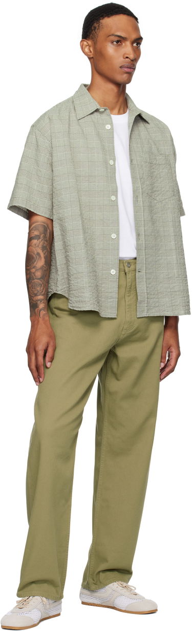 Skjorte NORSE PROJECTS Norse Projects Mo Oversized Check Short Sleeve Shirt Grøn | N40-0827, 3