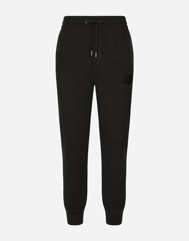 Joggingbukser Dolce & Gabbana Dolce & Gabbana Wool Jogging Pants Sort | GXU06ZJFMCZN2958, 0