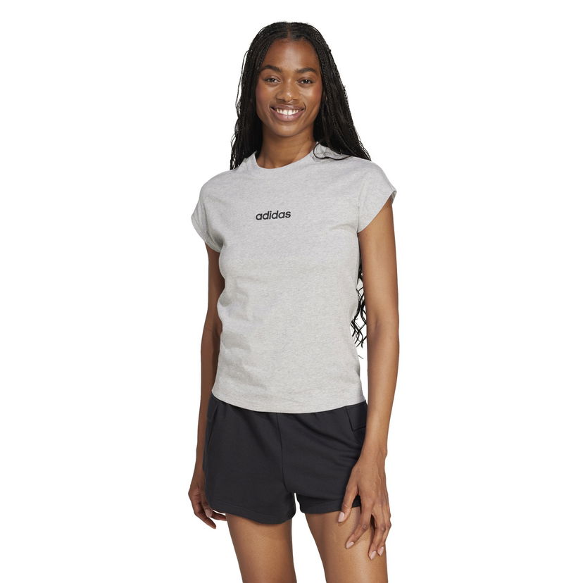 T-shirt adidas Performance Linear Short Sleeve T-Shirt Grå | JC8241