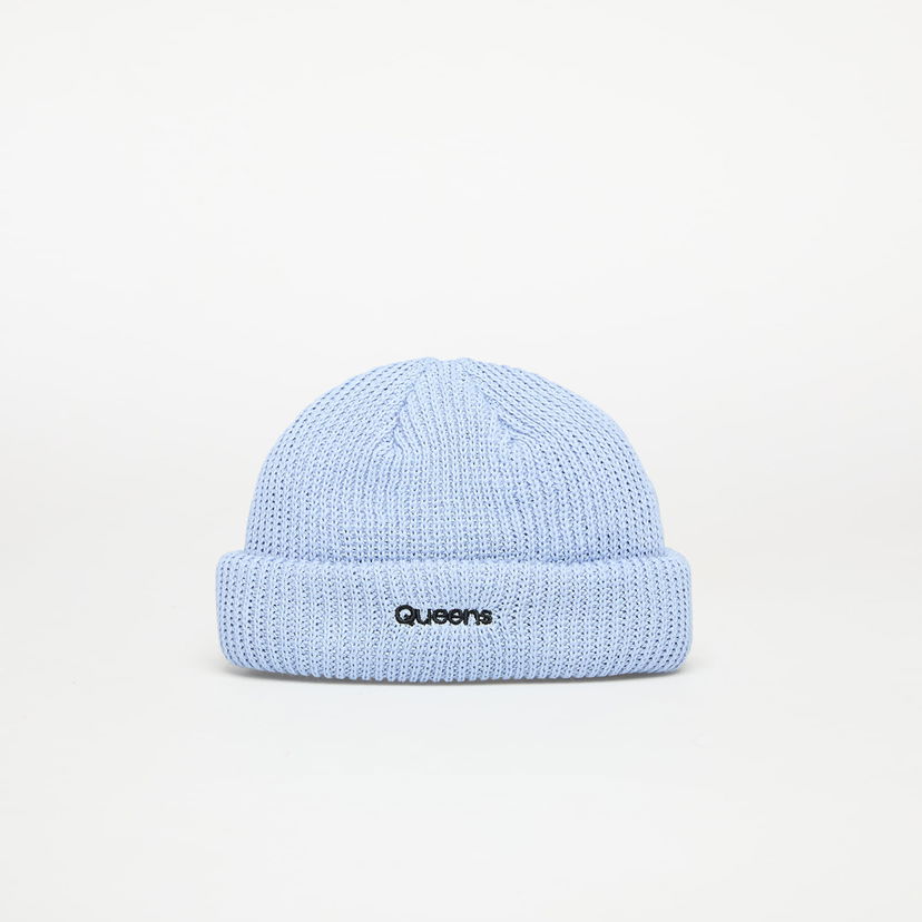 Beanie Queens Queens Essentials Knitted Beanie Blå | QNS_074