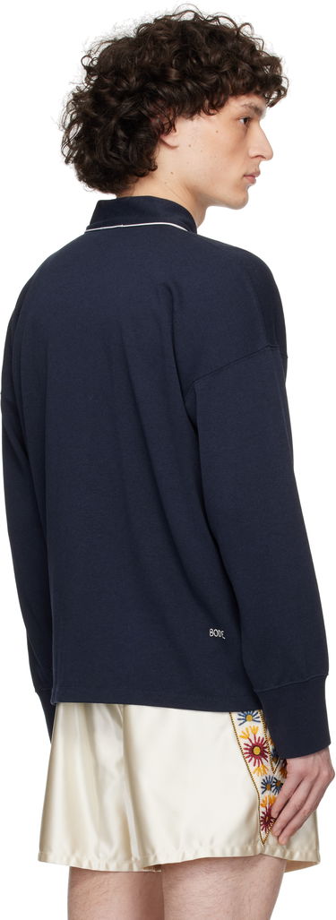 Sweater Bode Bode Uniform Cardigan Mørkeblå | MRS25CS033, 2
