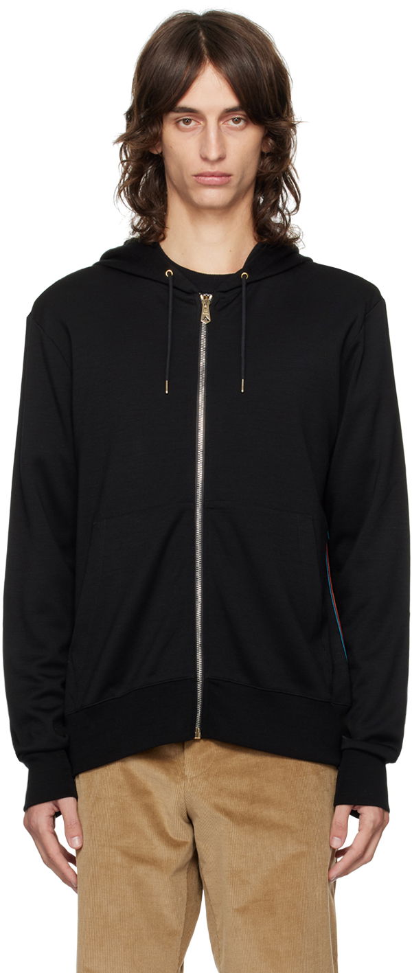 Sweatshirt Paul Smith Paul Smith Signature Stripe Zip Hoodie Sort | M1R-300S-H00035-79, 0