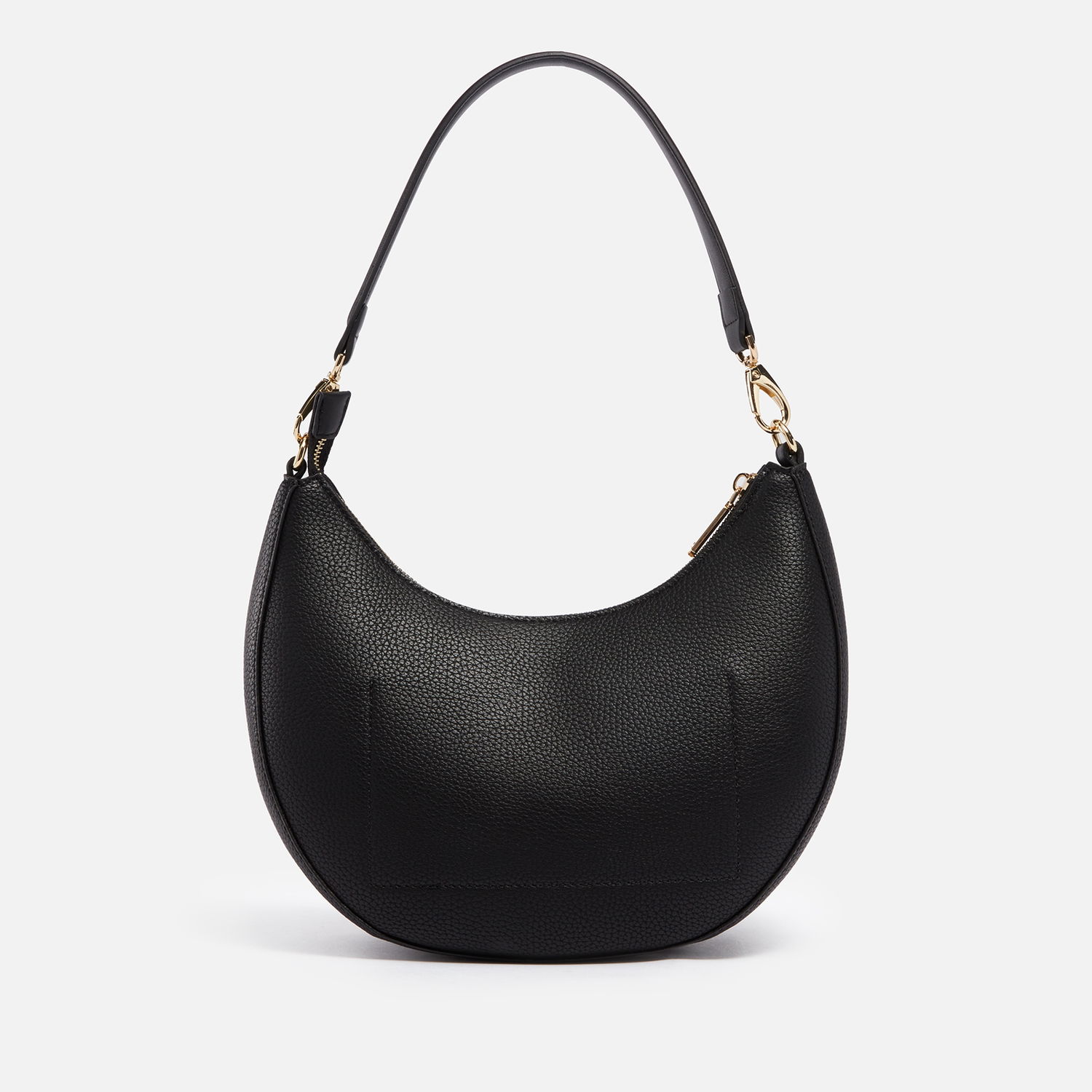 Skuldertaske Valentino Alexia Faux Leather Hobo Bag Sort | VBS5A808001, 0