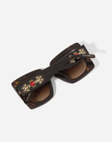 Solbriller Dolce & Gabbana Filigrana Large Square Gradient Lens Sunglasses - New Arrivals Onesize Brun | VG4525VP2139V000, 3