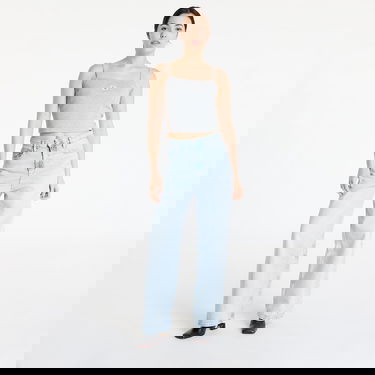 Tanktop CALVIN KLEIN Calvin Klein Jeans Women's Ribbed Crop Tank Top Grå | LV047C908G P79, 3
