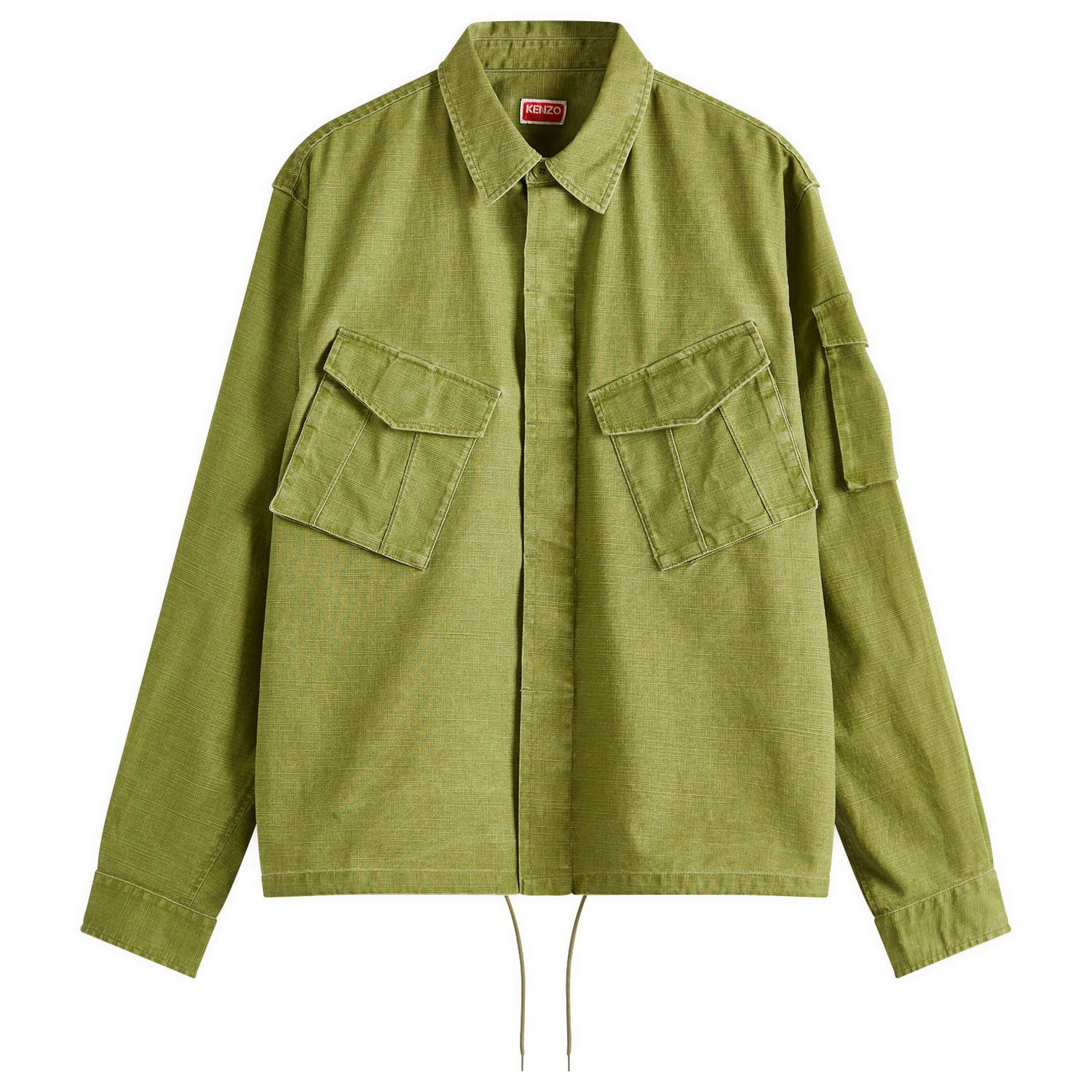 Skjorte KENZO Kenzo Pocket Overshirt, Size Large Grøn | FF55CH5339GD-48, 1