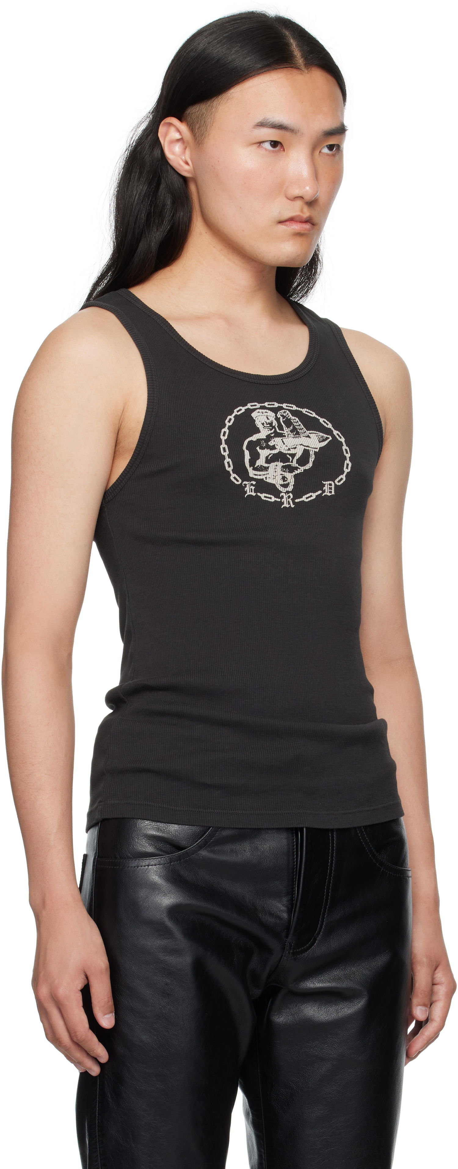 Tanktop Enfants Riches Déprimés Enfants Riches Déprimés Enfant En Chaine Graphic Tank Top Sort | 010-838, 1