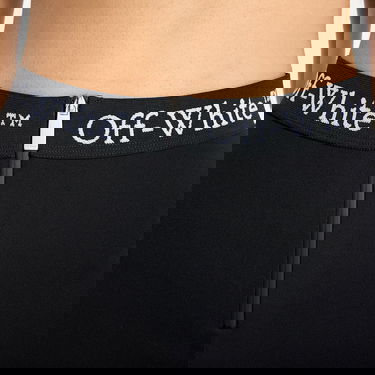 Shorts Off-White Off-White Logoband Zipped Shorts Sort | OWVH029S25JER0011000, 2
