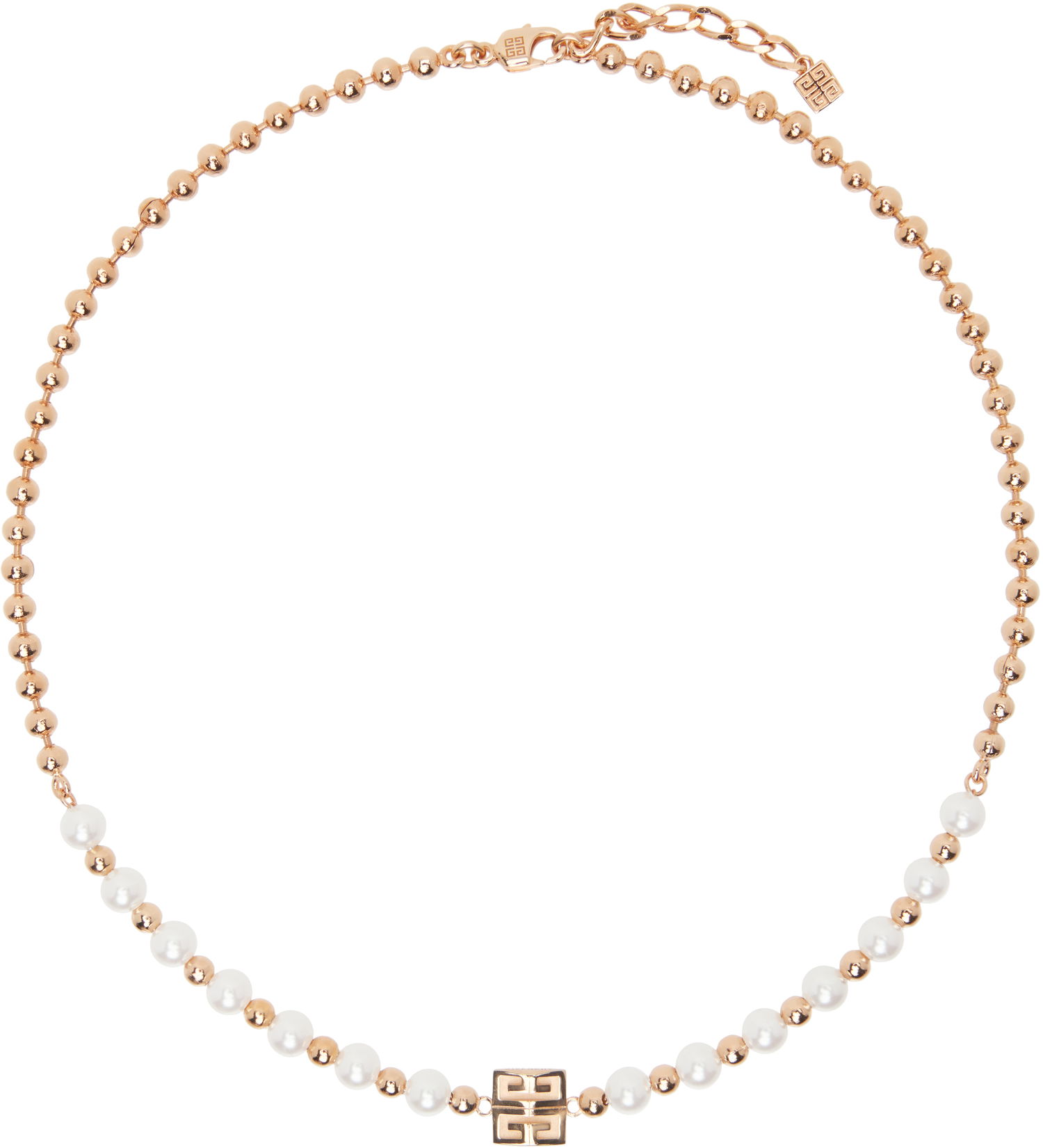 Halskæde Givenchy 4G Pearl Necklace Metalisk | BF00R8F03U645, 0