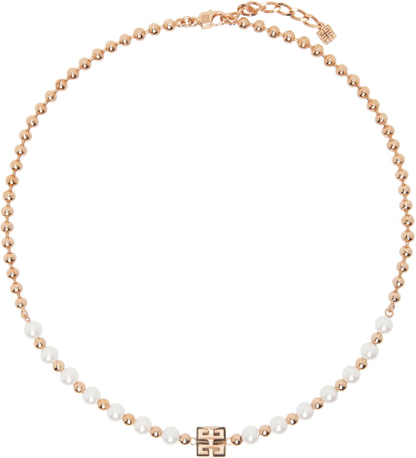 Halskæde Givenchy 4G Pearl Necklace Metalisk | BF00R8F03U645