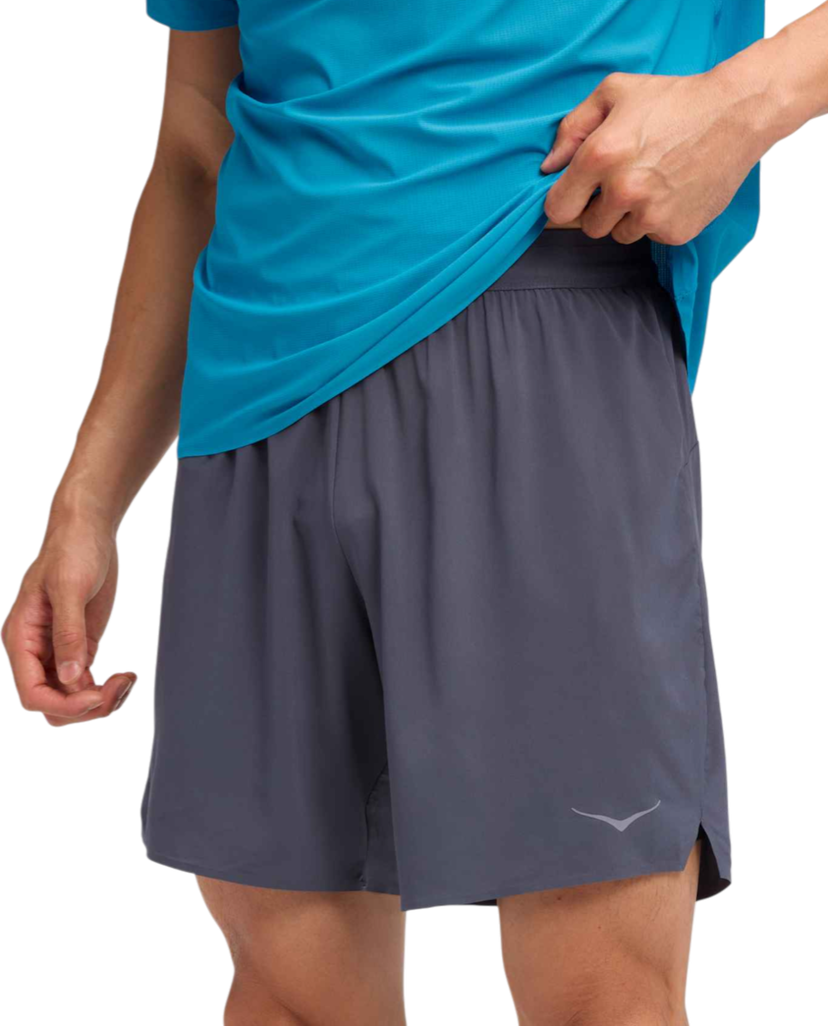 Shorts Hoka One One Hoka Glide 7" 2-in-1 Shorts Grå | 1176972-clgy