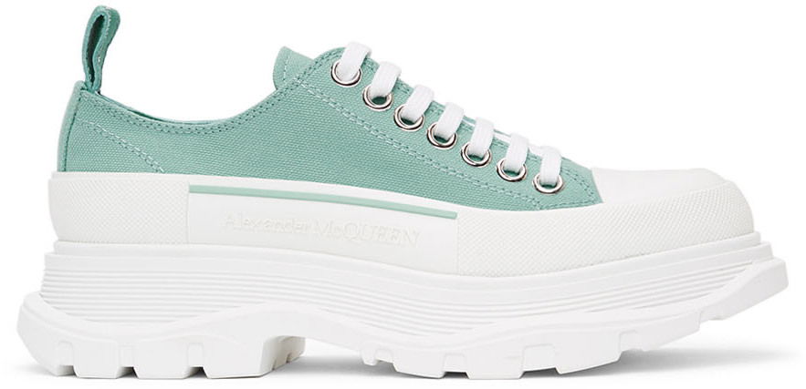 Sneakers og sko Alexander McQueen Tread Slick Sneakers "Green" Grøn | 611705 W4MV2, 0