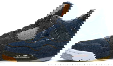 Sneakers og sko Jordan Levi's x Air Jordan 4 Retro "Denim" Mørkeblå | AO2571-401, 0