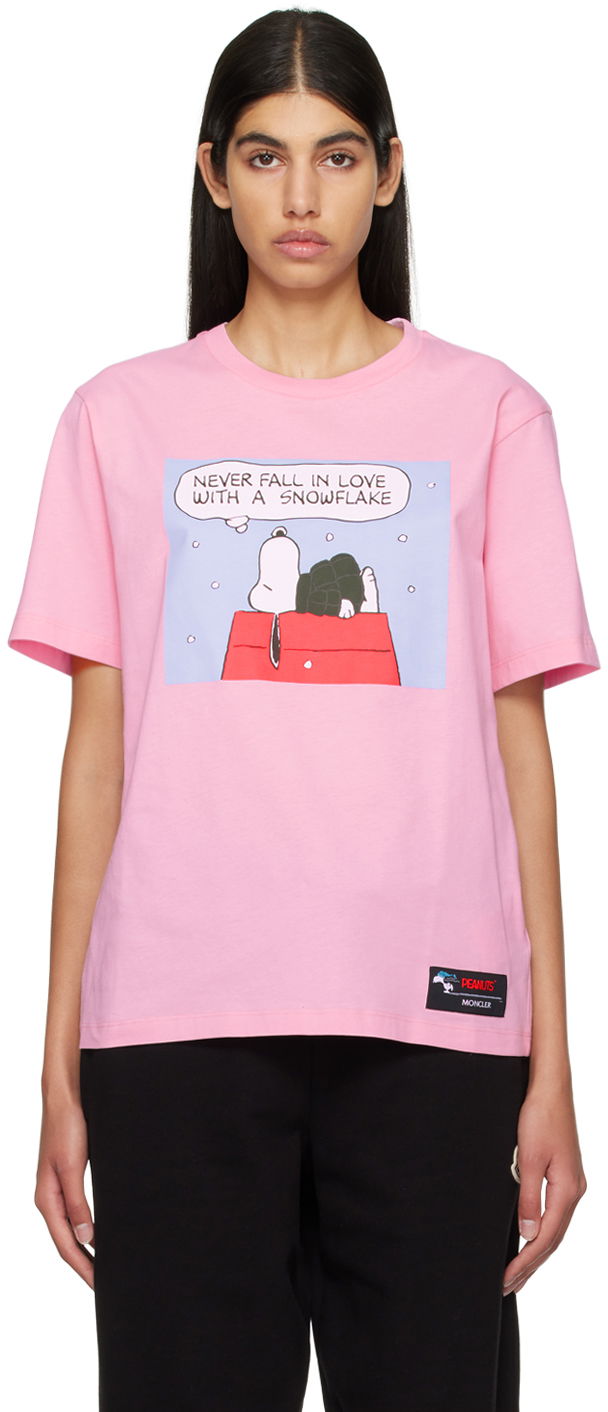 T-shirt Moncler Peanuts Lyserød | I10938C00040899UI, 0