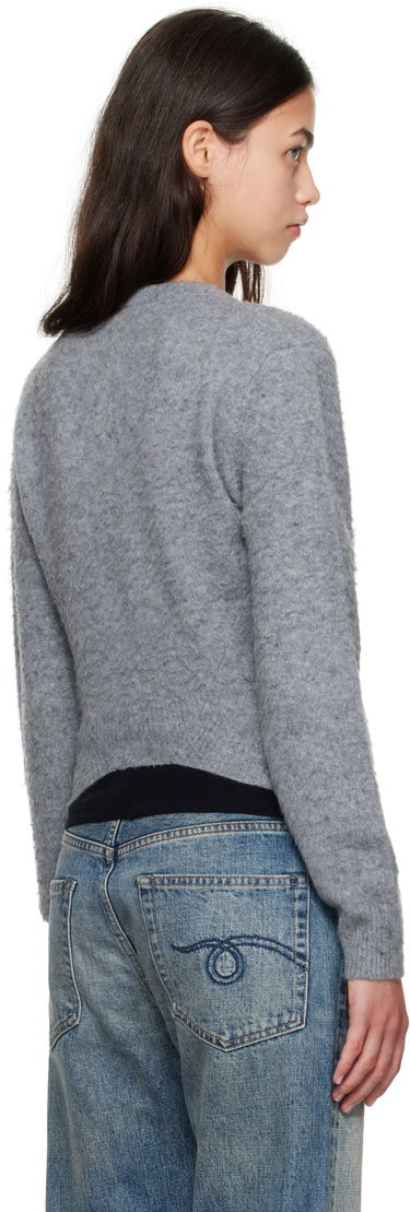 Sweater R13 R13 Split Hem Cardigan Grå | R13WY291-Y212A, 2