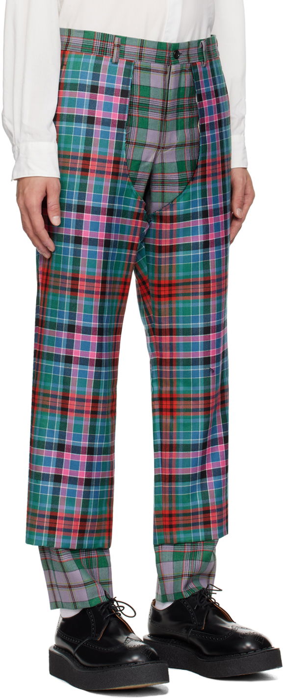 Bukser Comme des Garçons Comme des Garçons Homme Plus Tartan Chaps Trousers Flerfarvet | PL-P013-051-1-1, 1