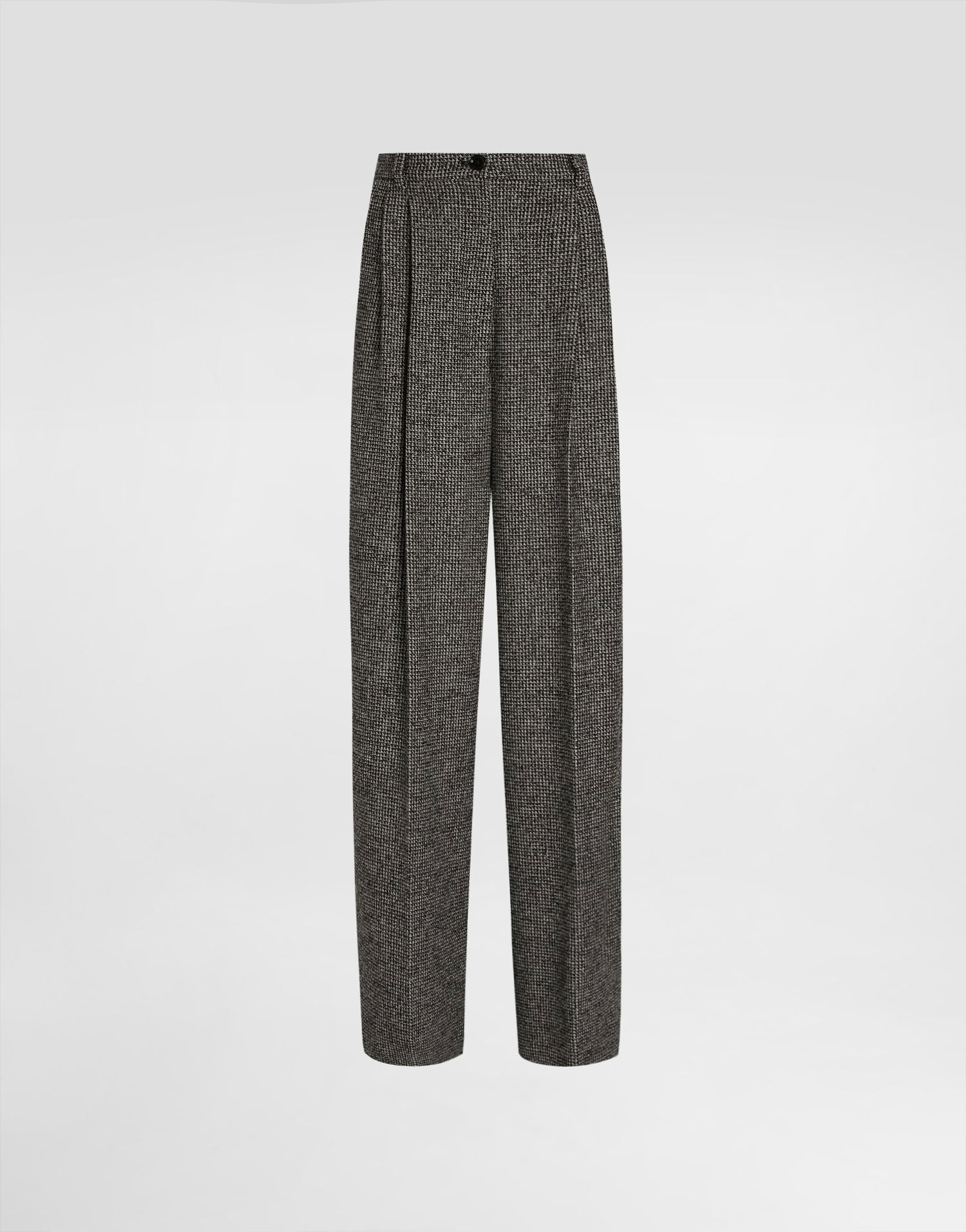 Bukser Dolce & Gabbana Dolce & Gabbana Wool Blend Dotted Print Trousers Grå | FTC3MTFMZATS8030, 0