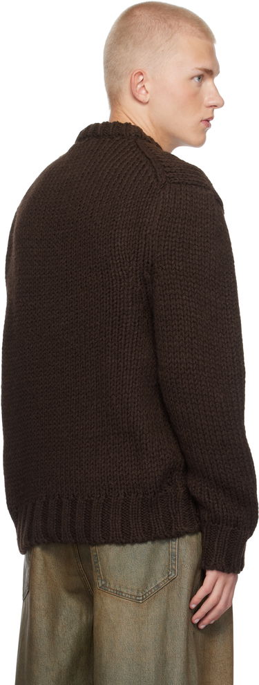 Sweater We11done Chunky Knit Sweater Brun | WD-KT3-24-649-U-BR, 2