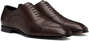 Tøj og tilbehør BOSS BECKHAM x BOSS Polished Leather Oxford Shoes Sort | 50546774, 4