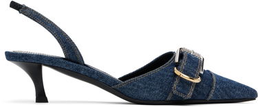 Sneakers og sko Givenchy Givenchy Voyou Slingback Heels Blå | BE308XE259401, 0