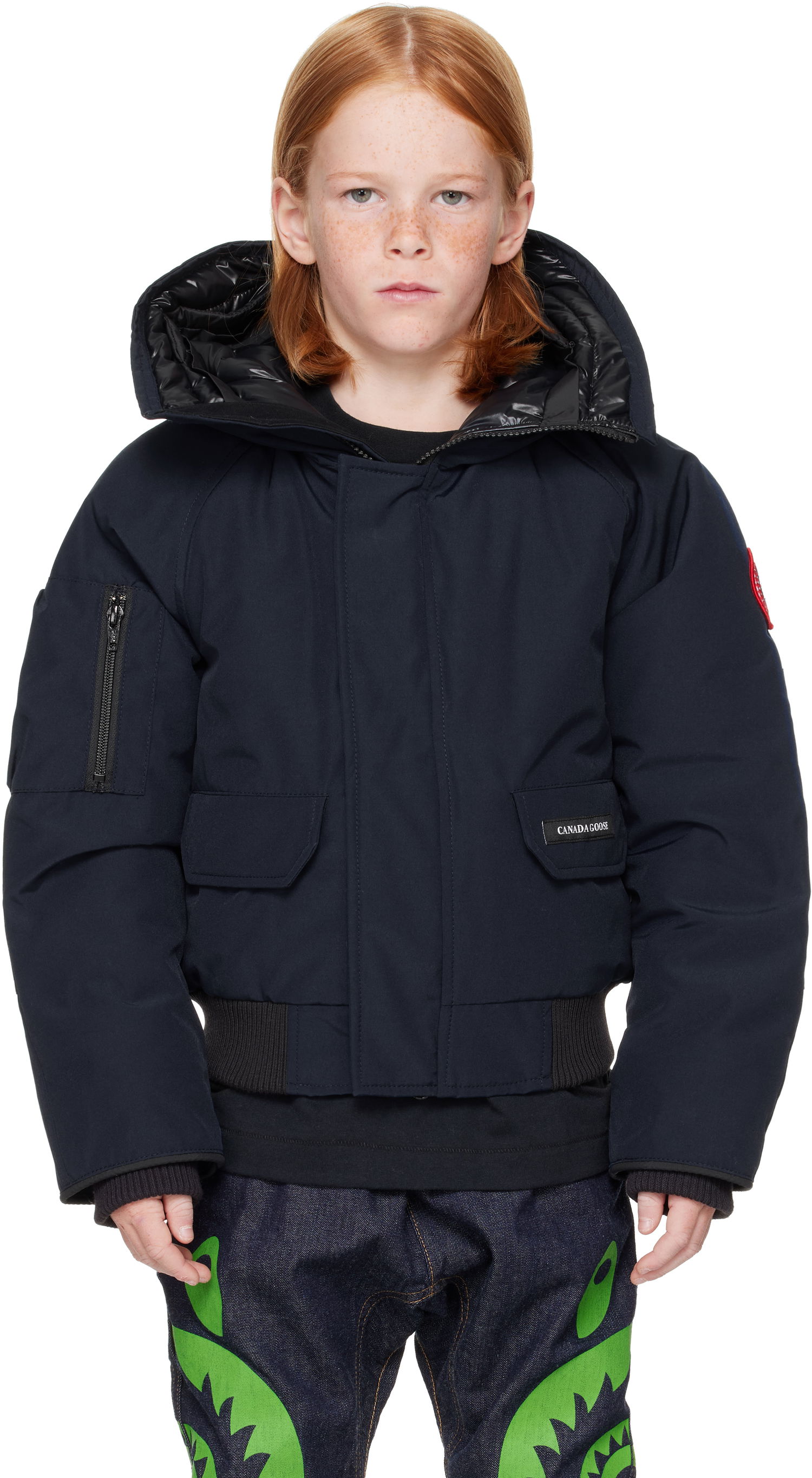 Bomberjakke Canada Goose Chilliwack Down Bomber Jacket Mørkeblå | 4555Y, 0