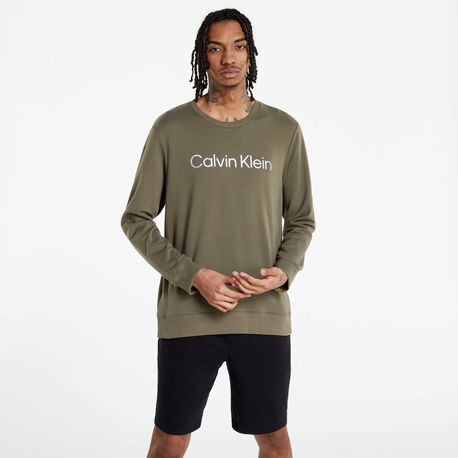T-shirt CALVIN KLEIN Logo Tee Grøn | NM2265E-0SS, 0