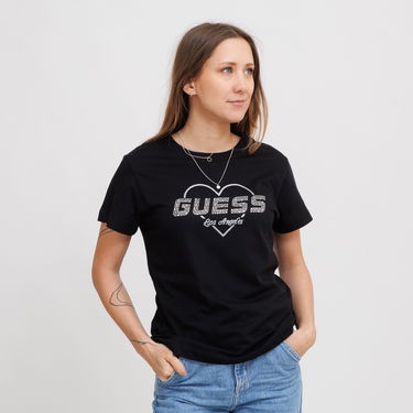 T-shirt GUESS Guess Narciso T-Shirt Sort | V5GI10K9RM1-JBLK, 0