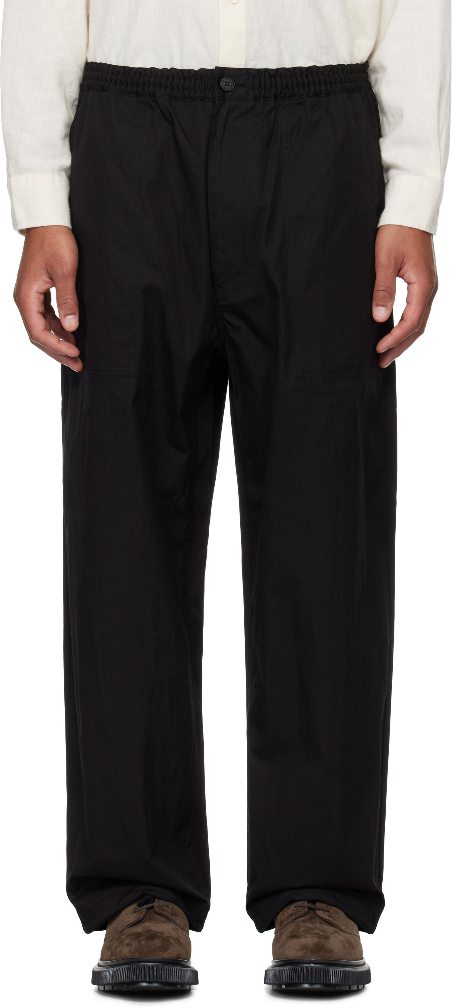Bukser Comme des Garçons Weather Trousers Sort | HN-P024-051, 0