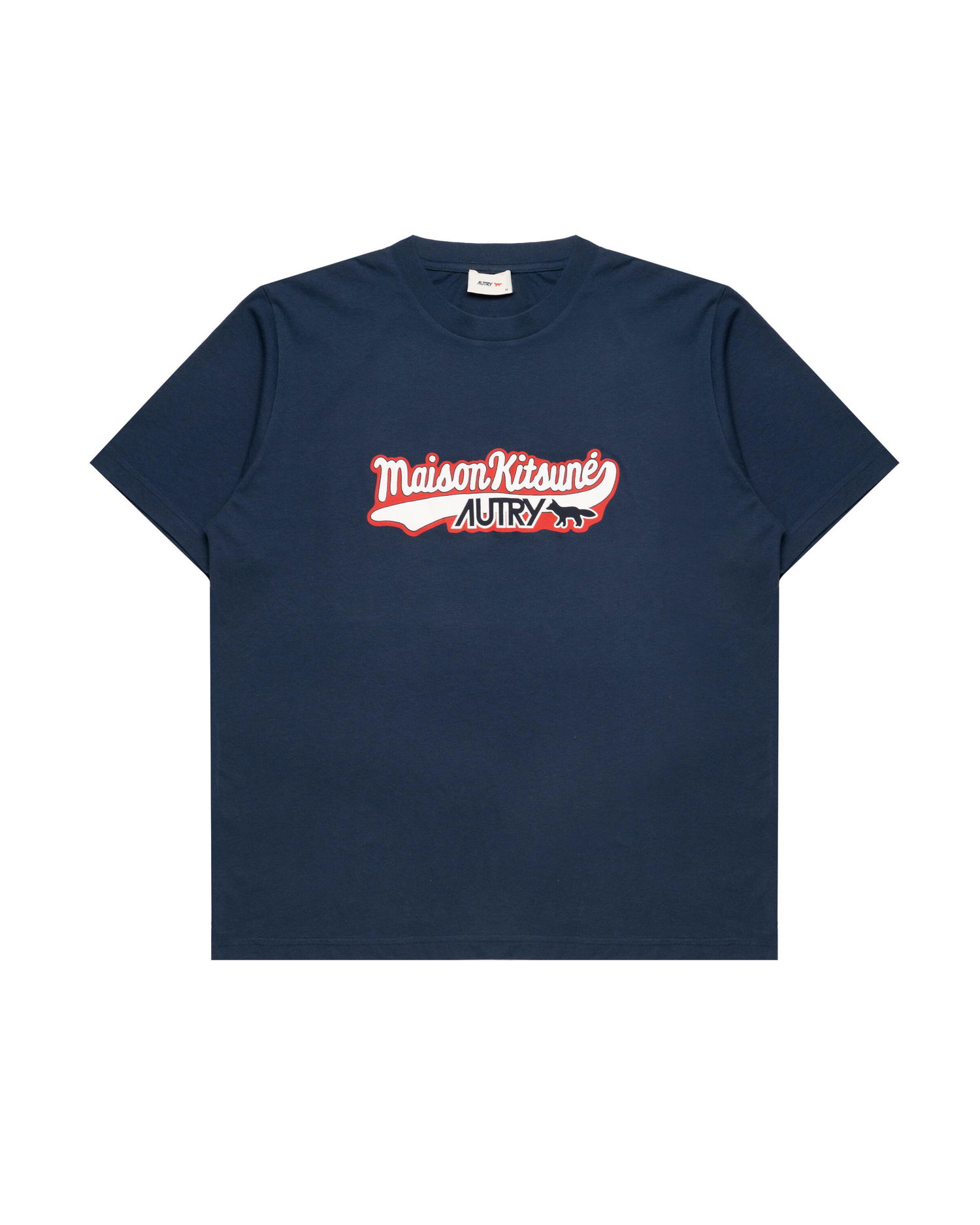 T-shirt Autry Autry Action Shoes x Maison Kitsuné T-Shirt Mørkeblå | TSPXMK2B, 0